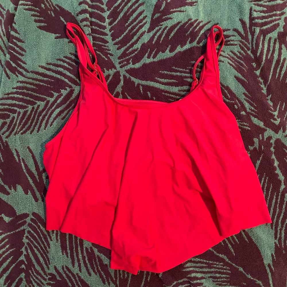 Rosegal hot pink tankini top